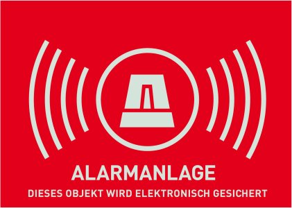 Aufkleber-Set ‚Videoüberwachung‘ & ‚Alarmgesichert‘ – Für Türen, Wetterfest, UV-beständig, Bis 7 Jahre Haltbar
